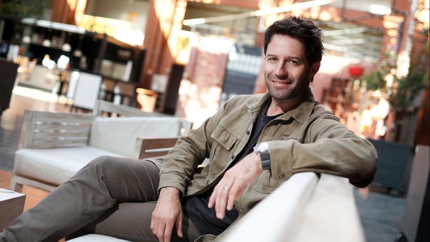 Cristián Arriagada en Canal 13. 