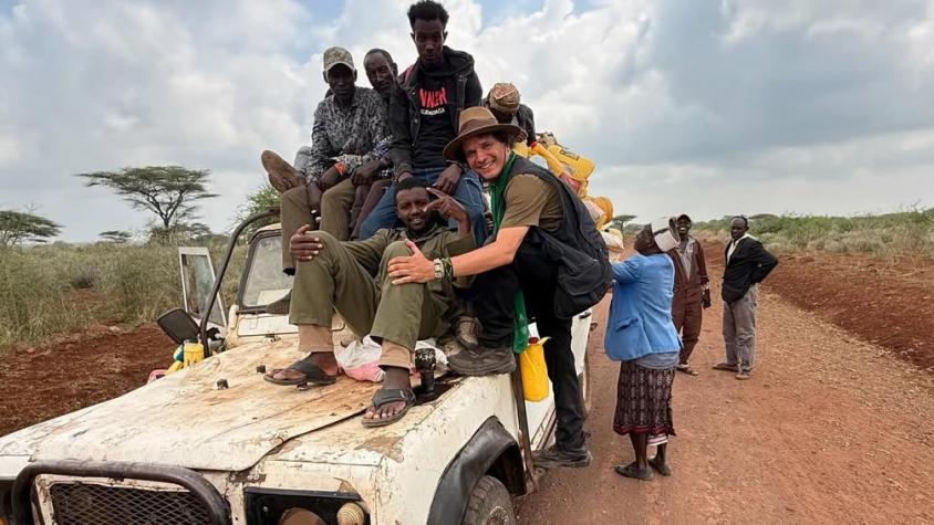 Jorge Said en África. Créditos: Instagram