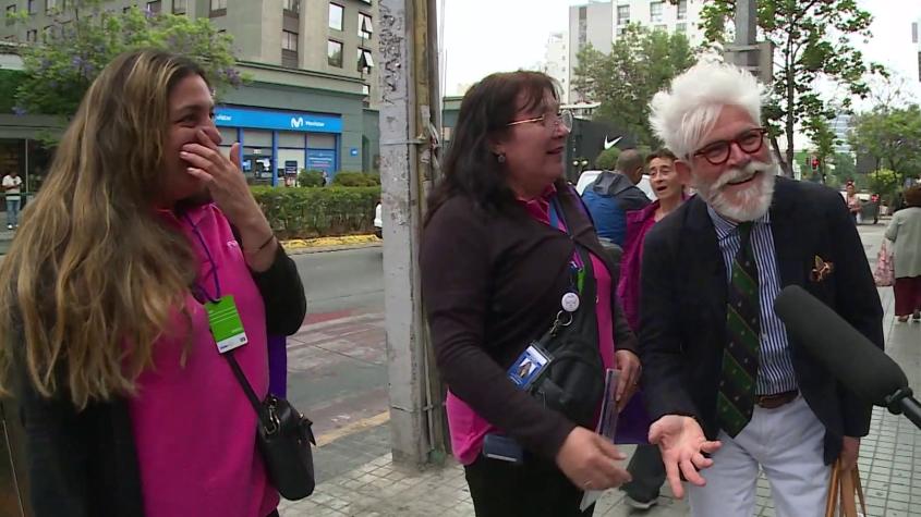 Marcelo Comparini y Federico Sánchez viven divertido momento con voluntarias de la FALP