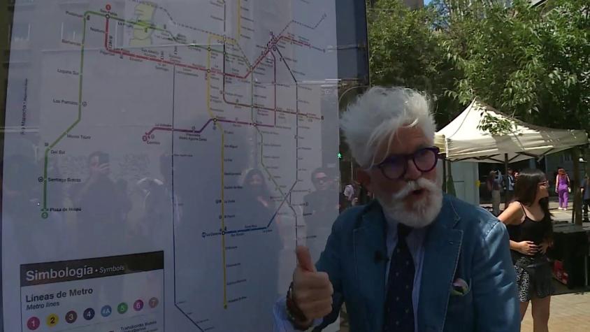 Federico Sánchez explica el diseño del mapa del Metro en City Tour
