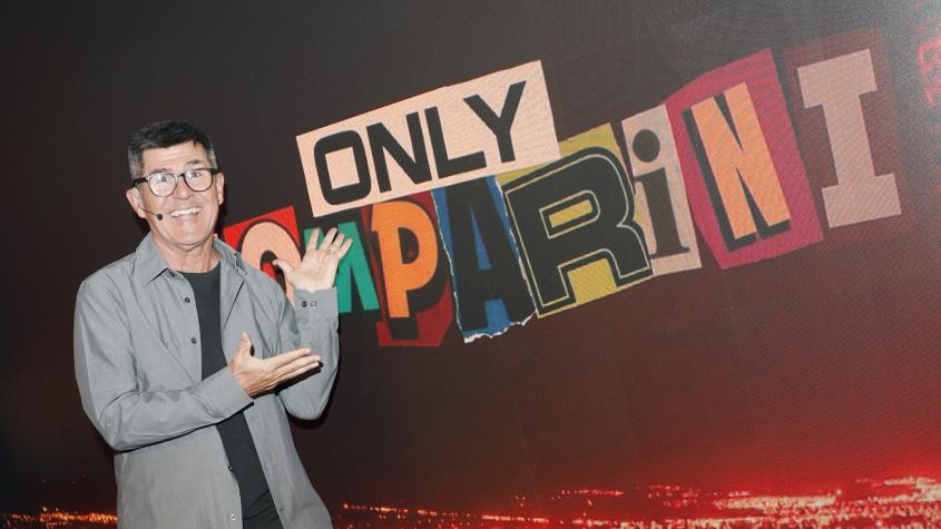 Marcelo Comparini en su late "Only Comparini". 13C