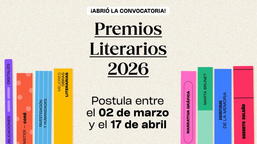 Premios Literarios 2026. 