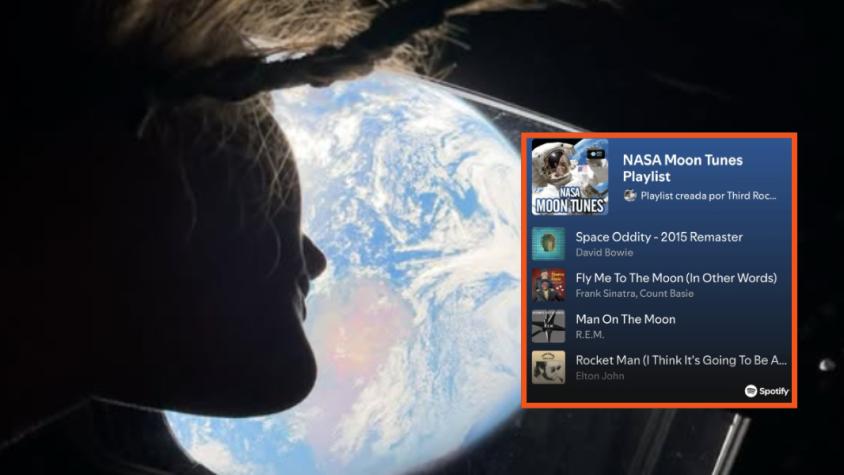 Foto de Christina Koch desde el espacio. Créditos: Instagram. 