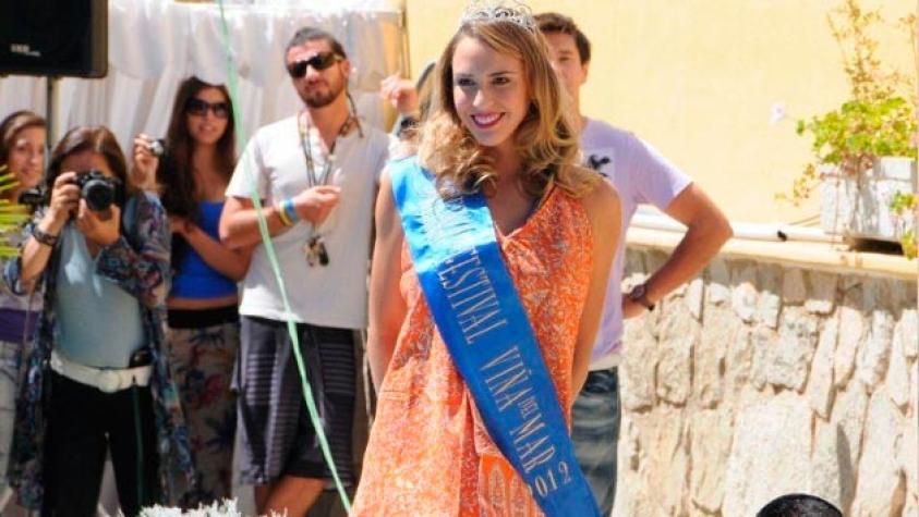 ¡El entretenido "piscinazo" de Vale Ortega!