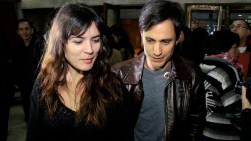 Gael García y Camila Vallejo en el pre-estreno de “No”