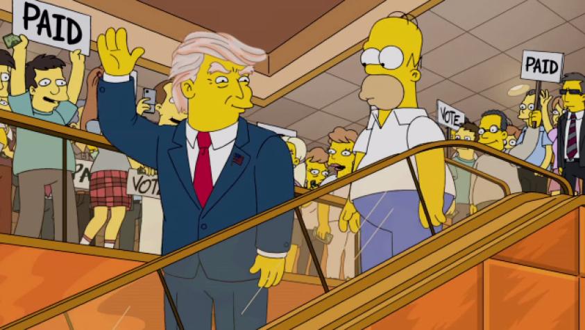 "Los Simpson” se burlan de Donald Trump