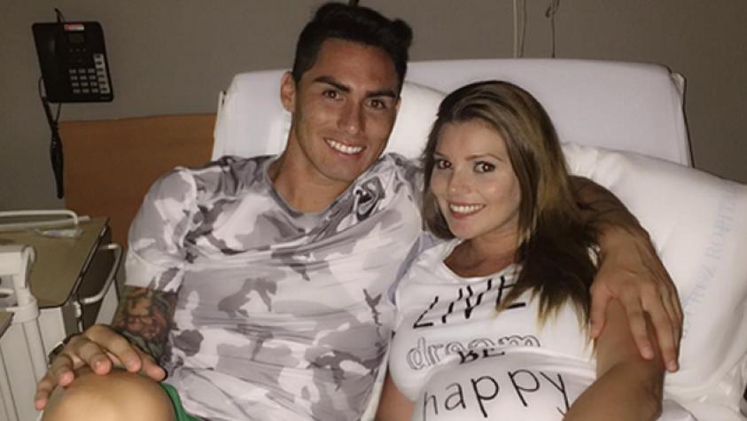 Jean Paul Pineda y Faloon Larraguibel son padres