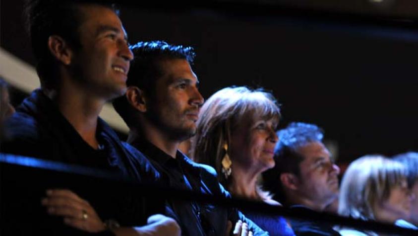 Ídolos del fútbol se tomaron el lanzamiento de "Príncipes de Barrio"