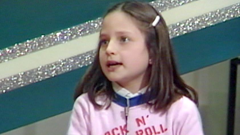 ¡Así fue el debut de Nicole en televisión a los 8 años!