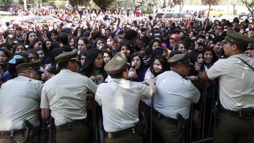 ¡Locura total en el concierto de Justin Bieber!