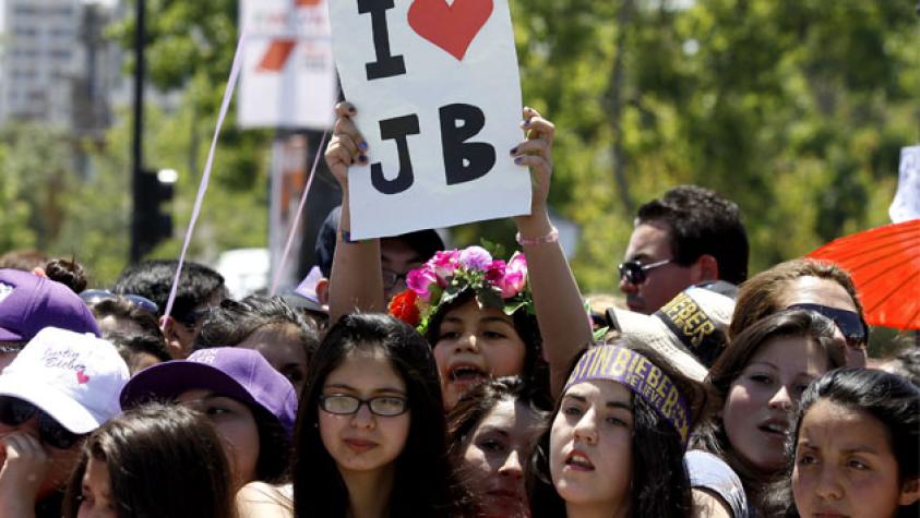 ¡Así se vivió la previa al concierto de Justin Bieber en Chile!