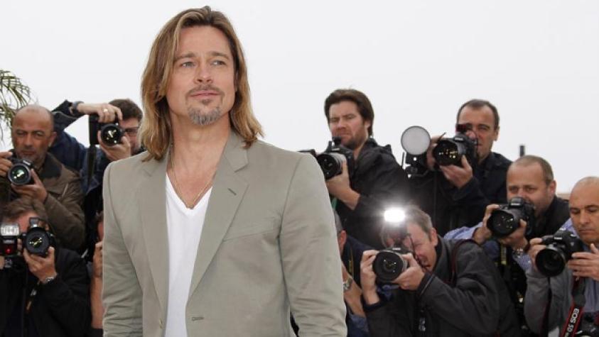 Brad Pitt revolucionó Cannes con su nuevo look