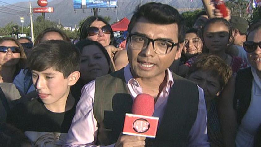 ¡Andrés estuvo en directo con las fanáticas de Justin Bieber!