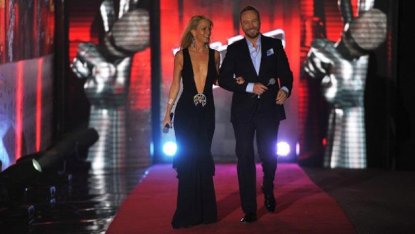 El escote de Cecilia en la alfombra roja de "The Voice Chile"