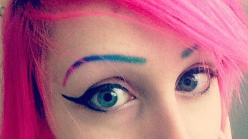 Cejas arcoíris: Una nueva tendencia en las jóvenes