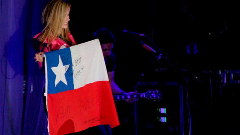 ¡Avril Lavigne deleitó a sus fanáticos!