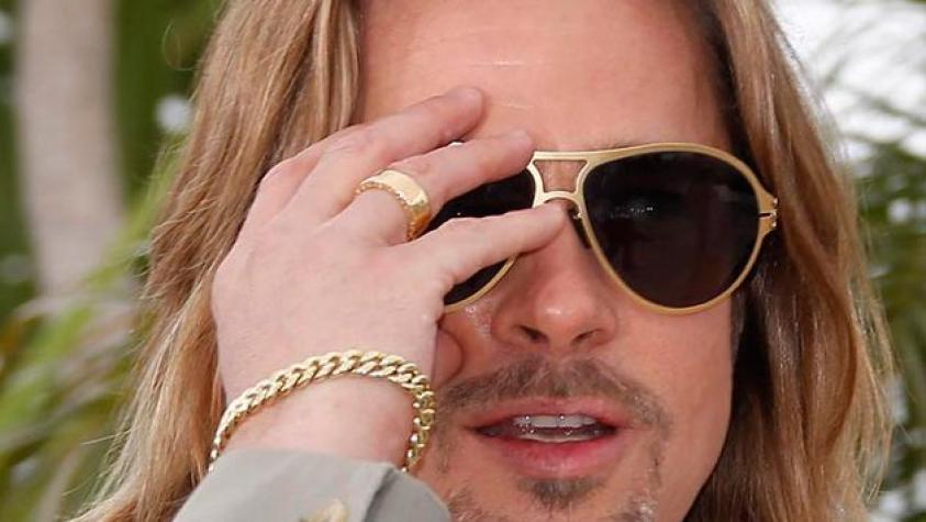 Brad Pitt causó furor con un relajado estilo