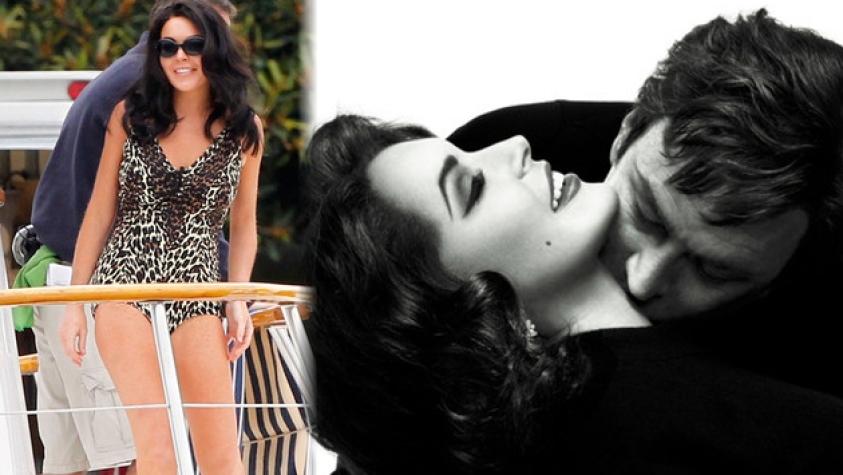 Lindsay Lohan cambió su look para parecerse a Elizabeth Taylor