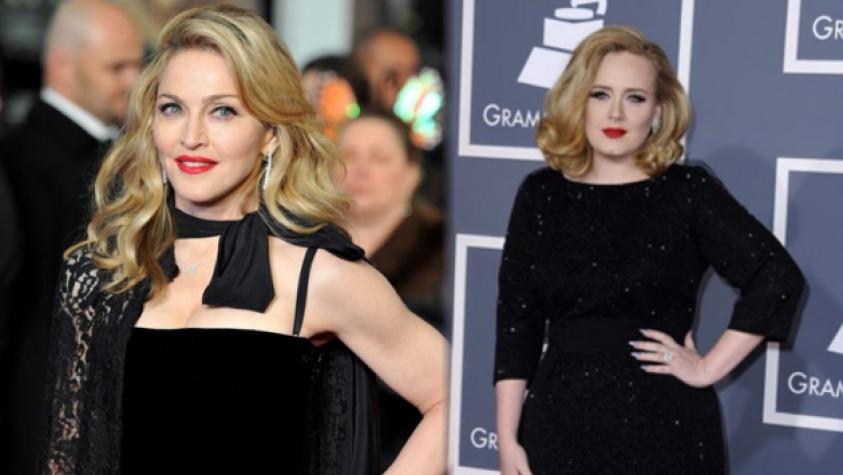 Madonna defendió a Adele tras críticas por sobrepeso