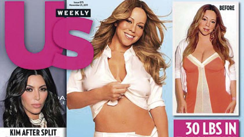 ¡Mariah Carey pierde 14 kilos de sobrepeso!