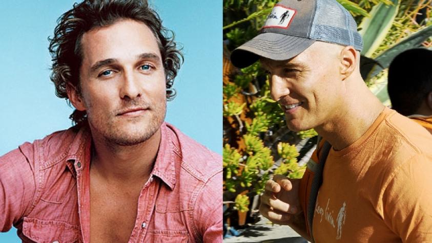 El guapísimo Matthew McConaughey estrenó nuevo look
