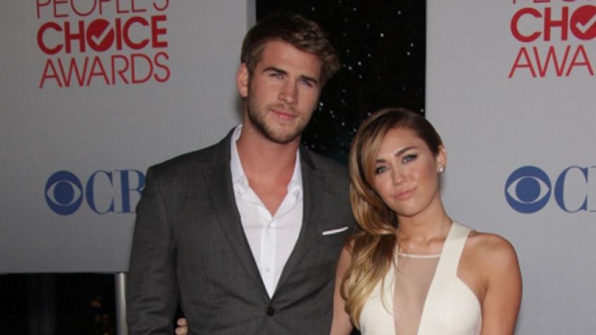 Miley Cyrus regaló sugerente torta a su novio