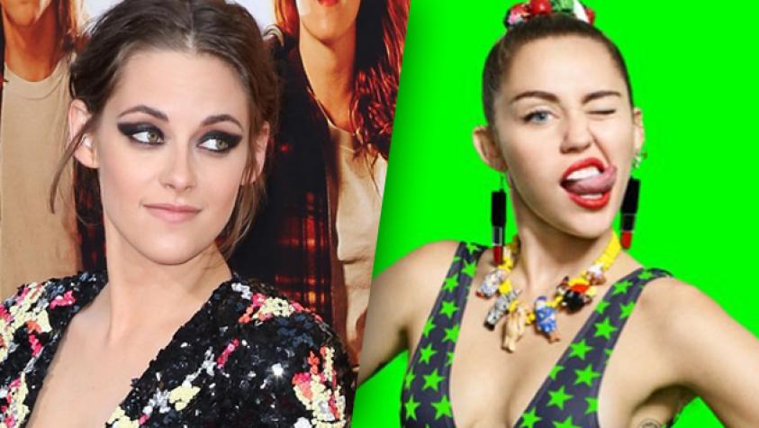 Kristen Stewart se siente halagada por el cumplido que le hizo Miley Cyrus