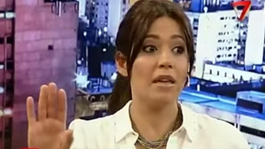 Animadora mendocina abandonó el set de programa en vivo durante el terremoto