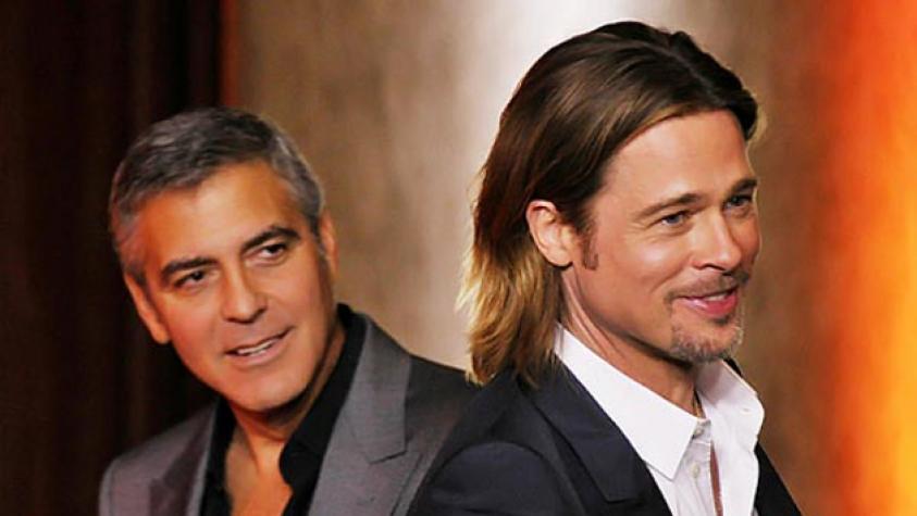 Brad Pitt y George Clooney participarán en una obra sobre el mundo gay