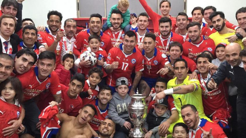 Celebración de los jugadores en Instagram