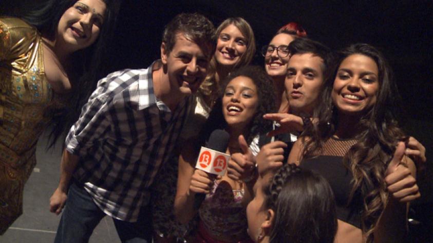 Los talentos de "Amor Sin Banderas" cantaron para la prensa