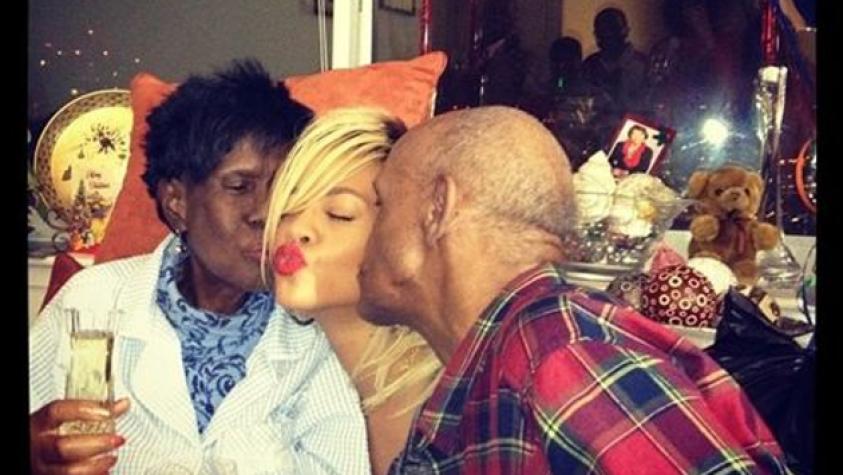 Rihanna deja las polémicas: Mostró su vida familiar