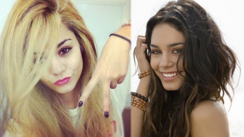 Vanessa Hudgens se tiñe el pelo rubio