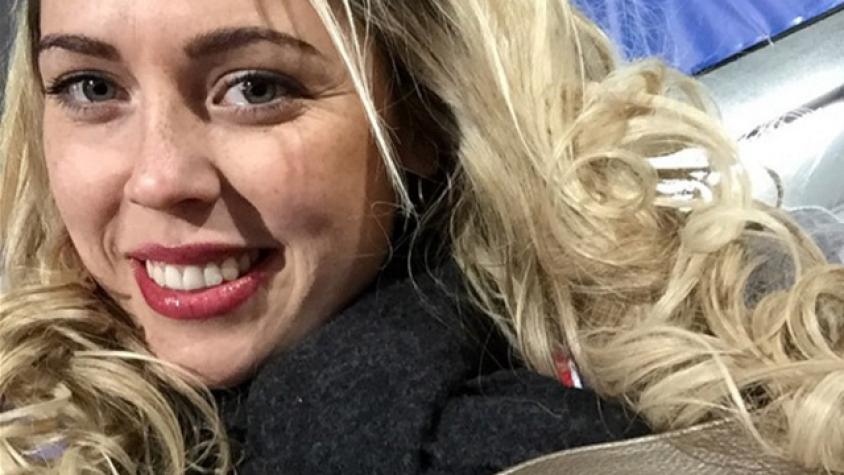 Daniela Aránguiz se jacta de su diminuta cintura