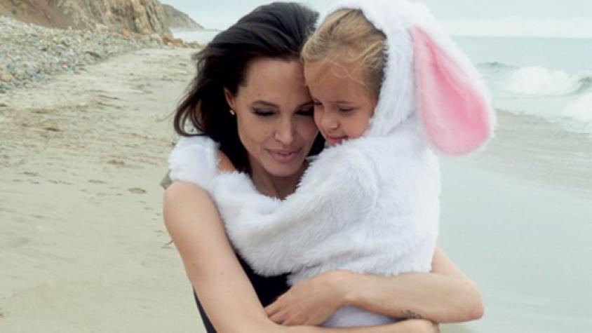 Angelina Jolie, Brad Pitt y sus seis hijos posaron para Vogue 