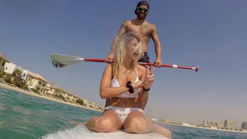 María José López y el “Mago” ultra enamorados ¡Y de blanco!