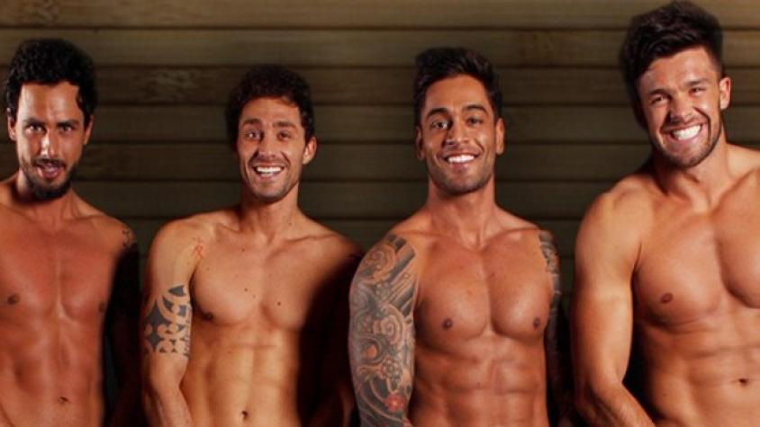 Protagonistas de “Hombres al Vapor” le dan el vamos a la obra con sesión sin censura