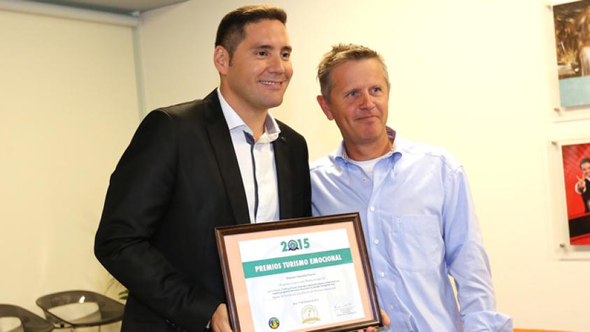 Pancho Saavedra recibió distinción al “turismo emocional”