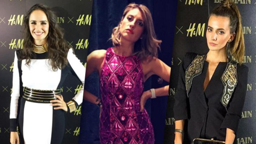 El look de los famosos en el lanzamiento de Balmain
