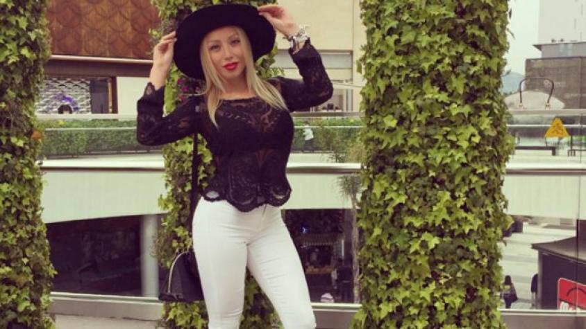 ¡Daniella Chávez apareció con el pelo verde!