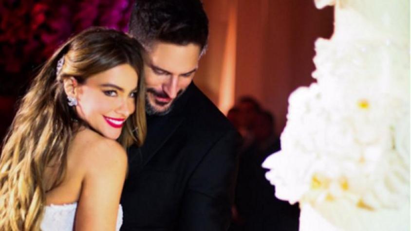 Sofía Vergara llegó al altar vestida como una princesa