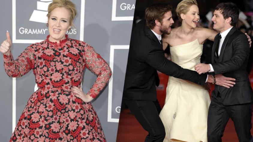 Adele y el elenco de “Juegos del Hambre” salen a comer juntos