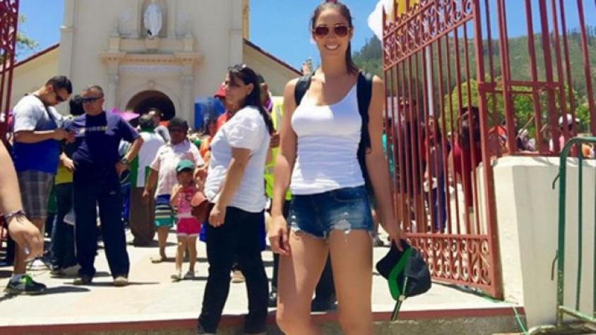 Vanesa Borghi durmió en la berma para llegar a Lo Vásquez