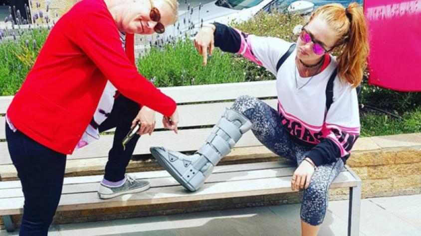 Vesta Lugg explicó su fractura y por qué no ha abandonado el gimnasio