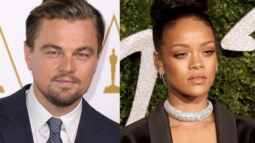 ¡Romance confirmado! Mira a DiCaprio y Rihanna besándose 