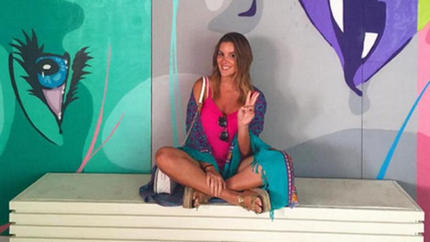 ¡Cata Vallejos se tiñó todo el pelo rosado!