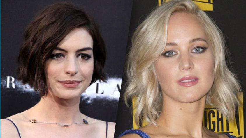 Anne Hathaway defiende a Jennifer Lawrence por su “reto” a periodista