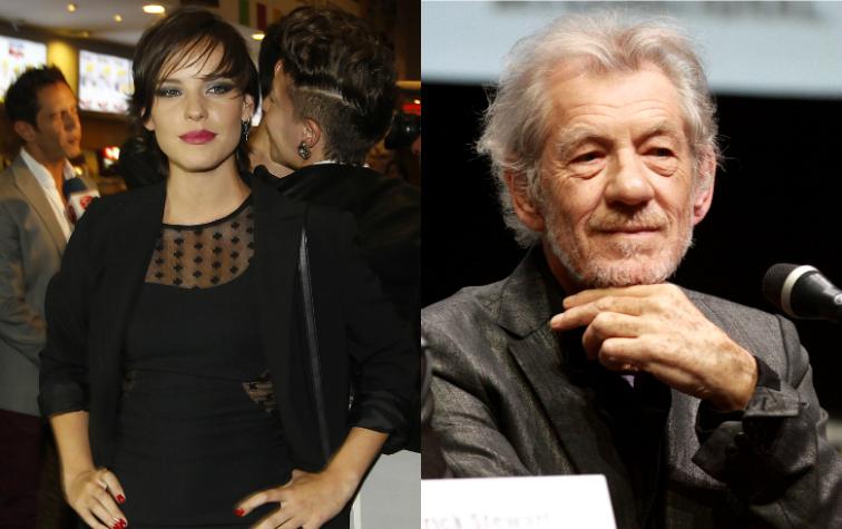 Luciana Echeverría recibe elogios de Ian McKellen durante diplomado