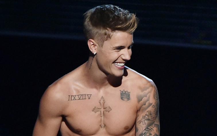 Justin Bieber volvió a desnudarse en Instagram