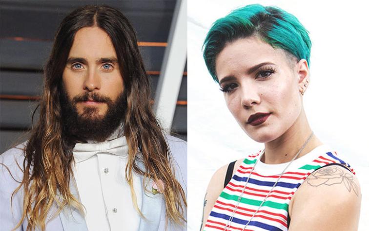 Captan a Jared Leto y Halsey muy cariñosos en Coachella